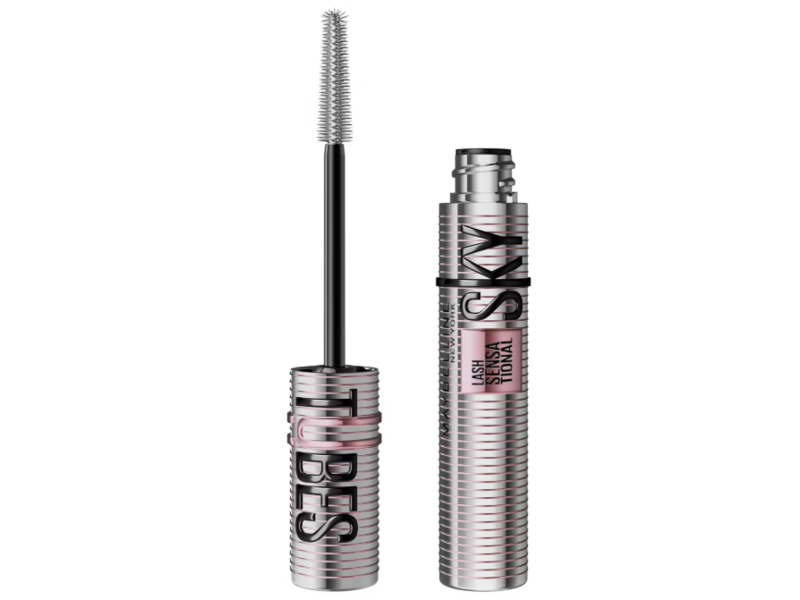 Maybelline New York Lash Sensational Sky Tubes Tubing Mascara, 801 Very Black, 0.23 fl oz/7 mL