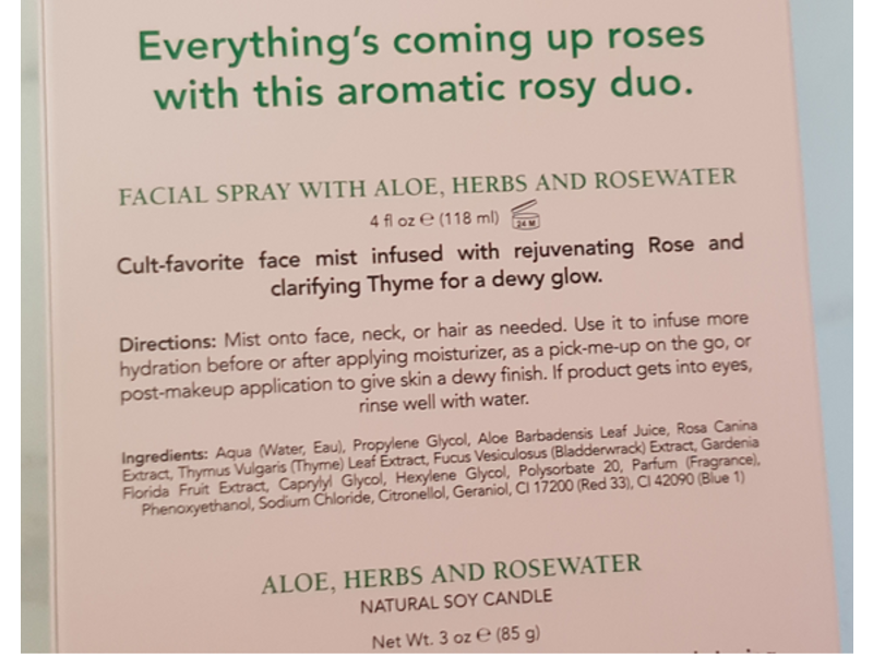 Mario Badescu Skin Care Mist & Glow