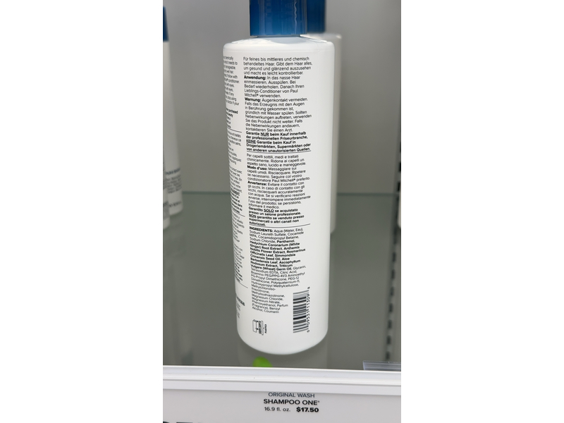 Paul Mitchell Shampoo One, 16.9 fl oz/500 mL