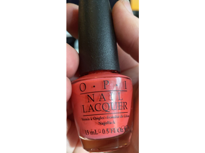 O.P.I Nail Lacquer, I Eat Mainely Lobster, 0.5 fl oz/15 mL