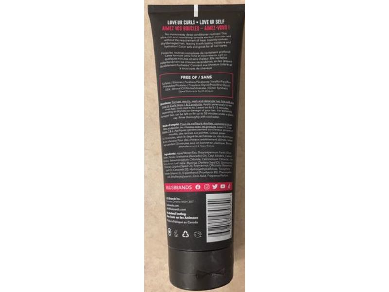 LUS Love Ur Curls Deep Condition & Repair, 8 fl oz/236 mL
