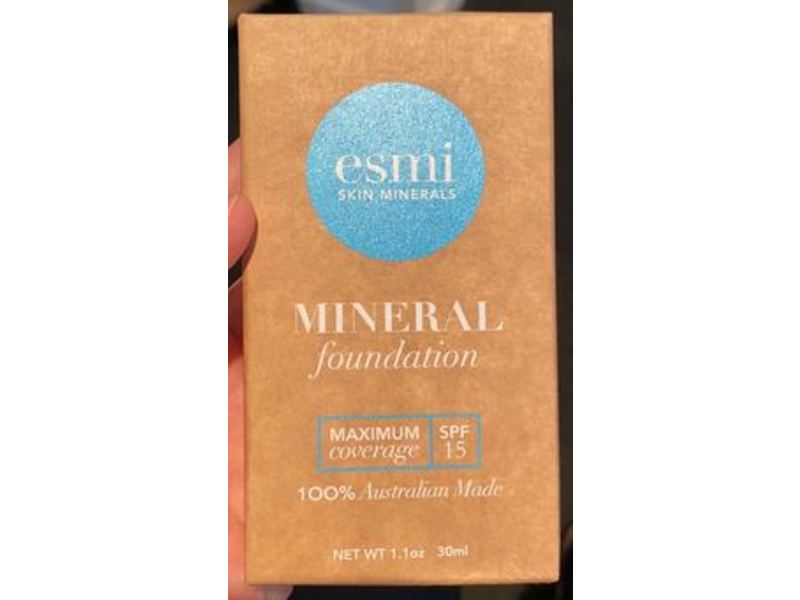 Esmi Mineral Foundation Maximum Coverage, SPF 15, 1.1 oz/30 mL