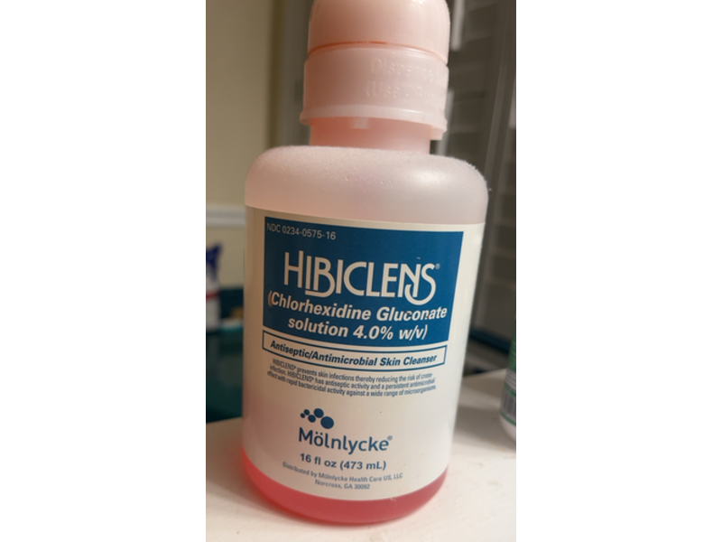 Hibiclens Antiseptic/Antimicrobial Skin Cleanser, 16 fl oz/473 mL