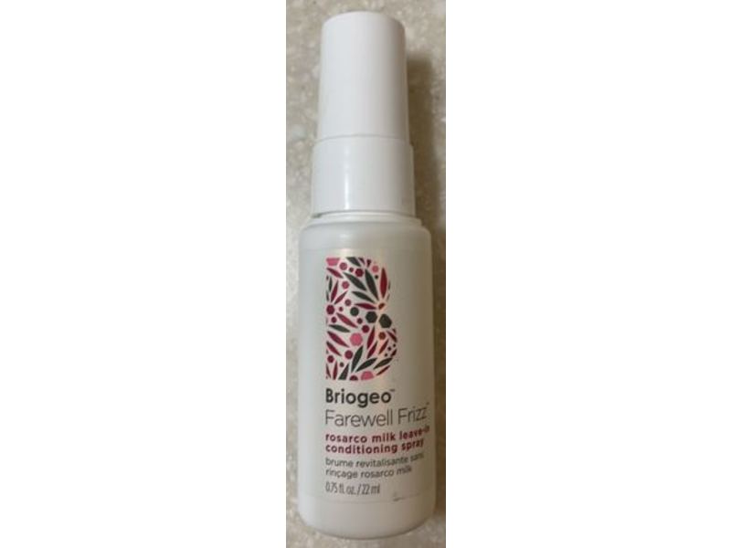 Briogeo Farewell Frizz Rosarco Milk Leave-In Conditioning Spray, 0.75 fl oz/22 mL