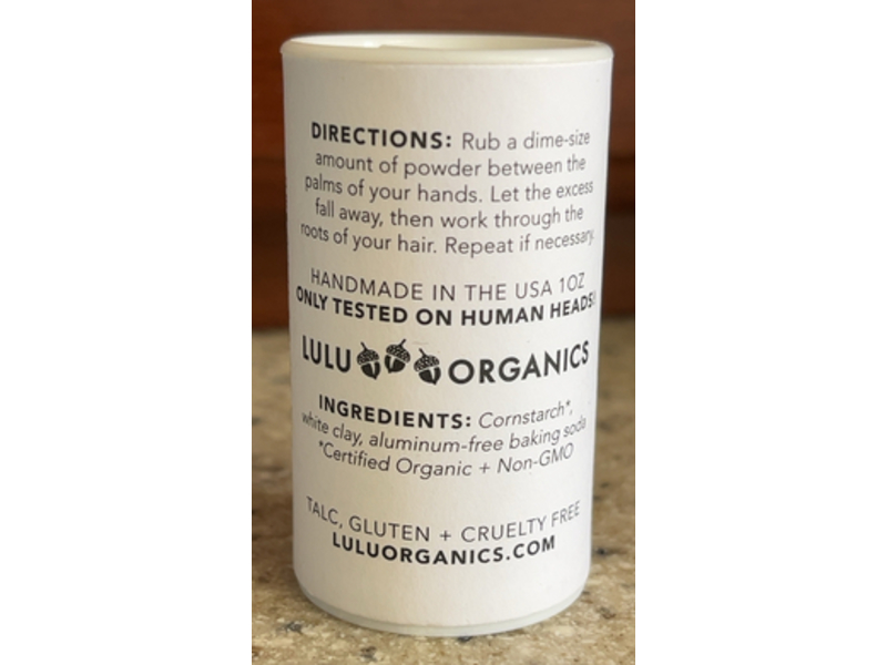 Lulu Organics Hair Powder, 1 oz