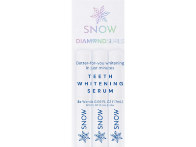 Snow Diamond Series Teeth Whitening Serum, 0.05 fl oz/1.7 mL, Pack Of 3