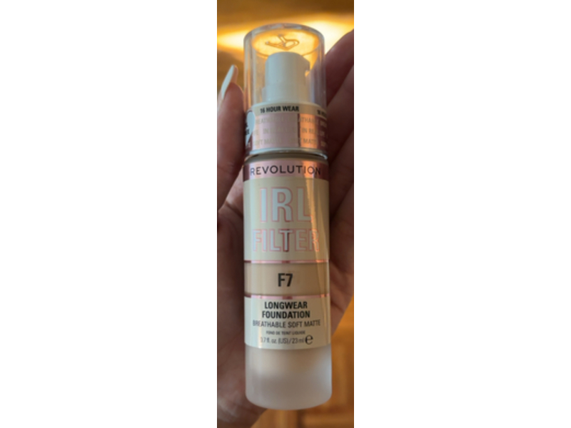 Revolution Irl Filter Longwear Foundation, F7, 0.7 fl oz/23 mL