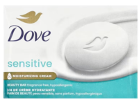 Dove Moisturizing Cream Beauty Bar, Sensitive, 3.75 oz/106 g - thumbnail 1