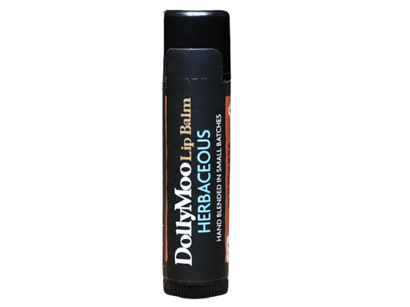 DollyMoo Lip Balm, Herbaceous, 0.15 oz/4.25 g