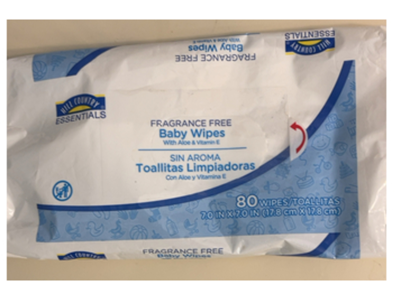 Hill Country Baby Wipes, Aloe & Vitamin E, 80 Count