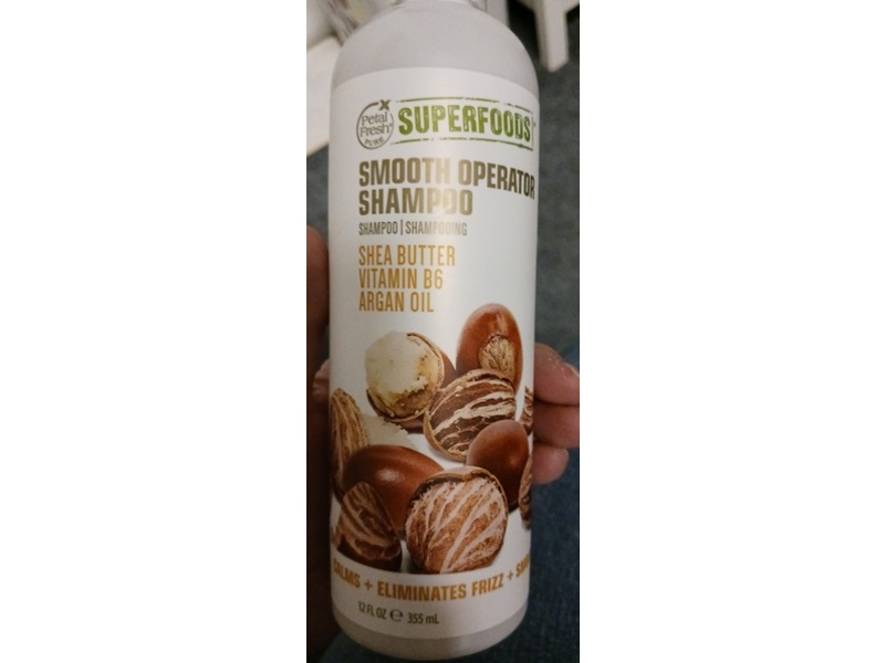 Petal Fresh Pure Smooth Operator Shampoo, Shea Butter + Vitamin B6 & Argan Oil, 12 fl oz/355 mL