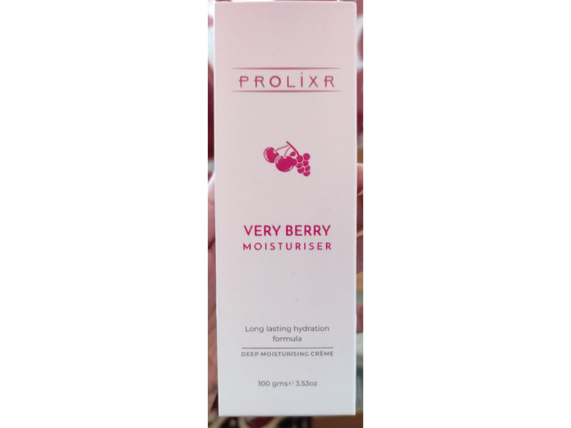 Prolixr Very Berry Deep Moisturising Creme, 3.53 oz/100 g