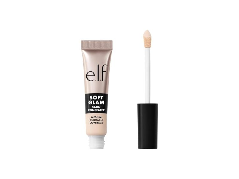 e.l.f. Cosmetics Soft Glam Satin Concealer, 10 Fair Cool, 0.21 fl oz/6.3 mL