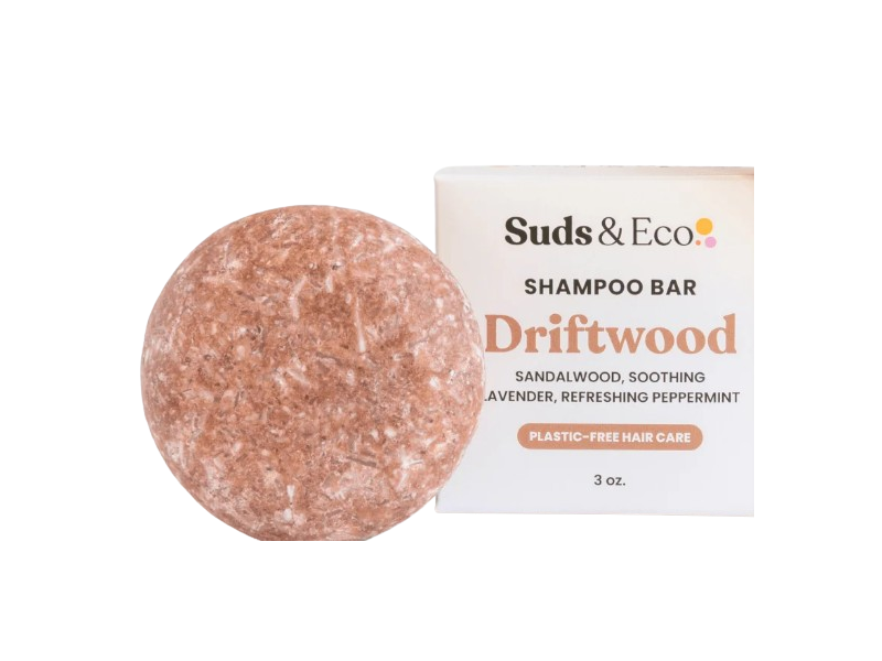 Zero Waste Shampoo Bar, Driftwood, 3 oz