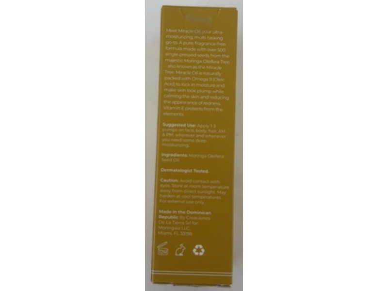 Moringaia Miracle Oil, 1.2 oz/35 mL