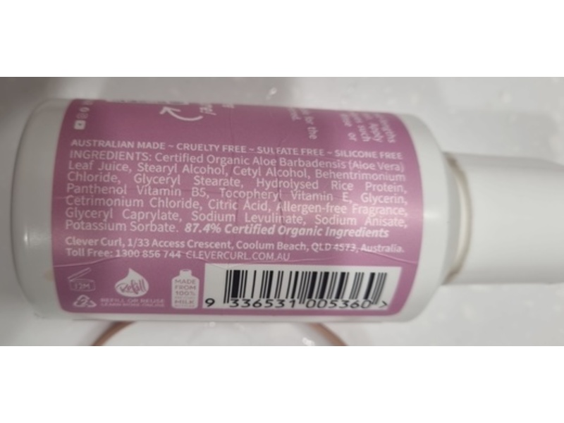 Clever Curl Light Conditioner, 4.3 fl oz/130 mL