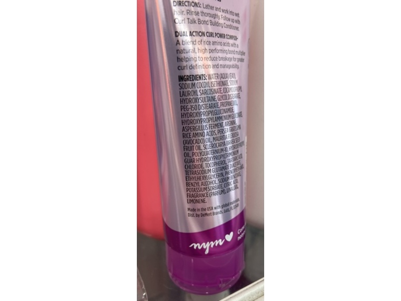 Not Your Mother's Bond Building Shampoo, Curl Talk, 2 fl oz/60 mL