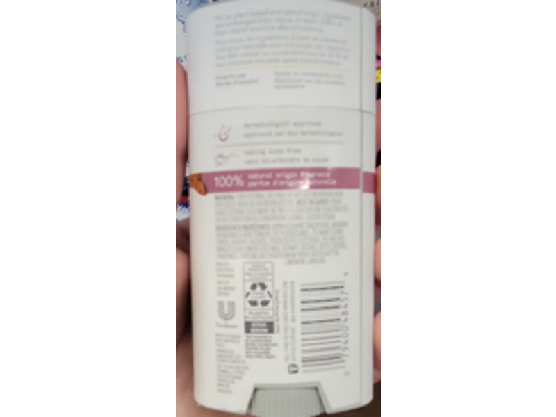 Dove Care By Plants Deodorant, Sandalwood, 2.6 fl oz/74 g