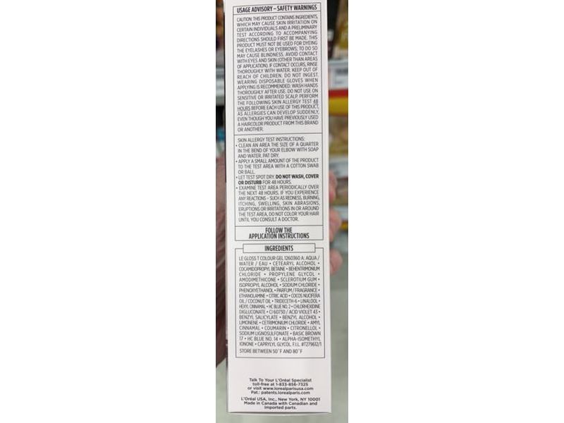 L'Oreal Paris Le Color Gloss One Step Toning Gloss, Smoky Bronde, 4 fl oz/118 mL