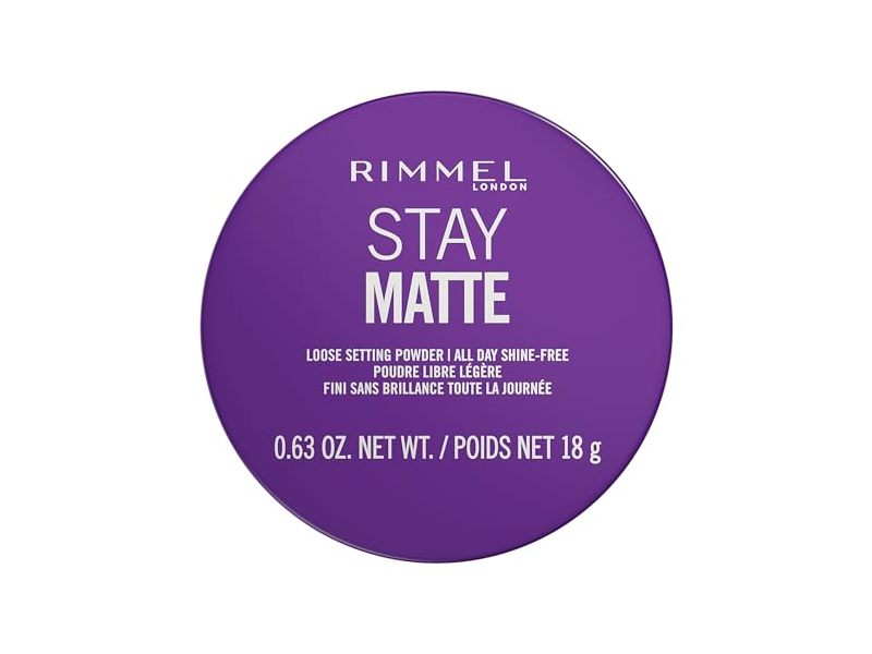 Rimmel Stay Matte Loose Powder, 001 Transparent, 0.63 oz/18 g