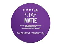 Rimmel Stay Matte Loose Powder, 001 Transparent, 0.63 oz/18 g - thumbnail 1