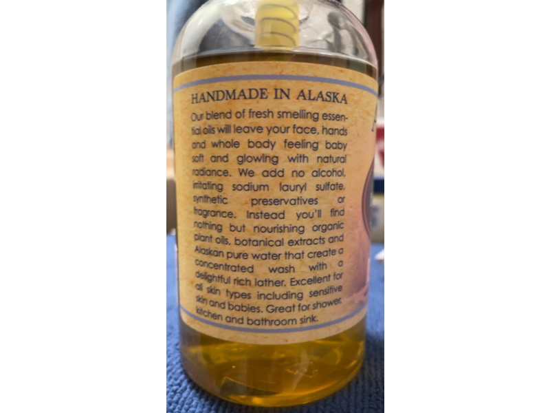 Alpenglow Face + Hand & Body Wash, Arctic Sun, 12 fl oz/355 mL