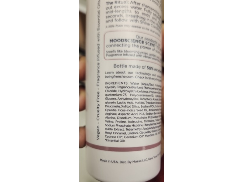 Being Frenshe Shine Treatment Rinse, Desert Rose, 6 fl oz/177 mL