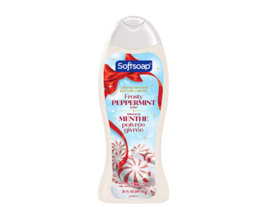 Softsoap Limited Edition Moisturizing Body Wash, Frosty Peppermint, 20 fl oz/591 mL