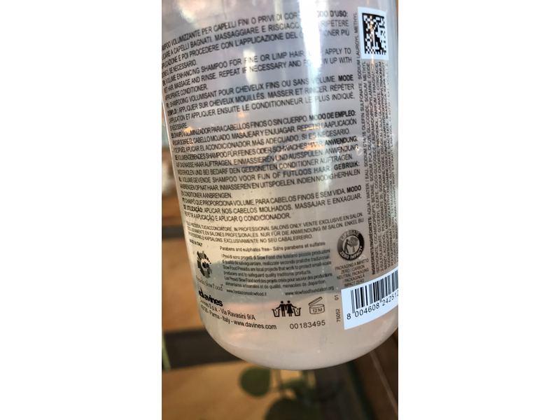 Davines Volu Shampoo, 8.45 fl. oz.