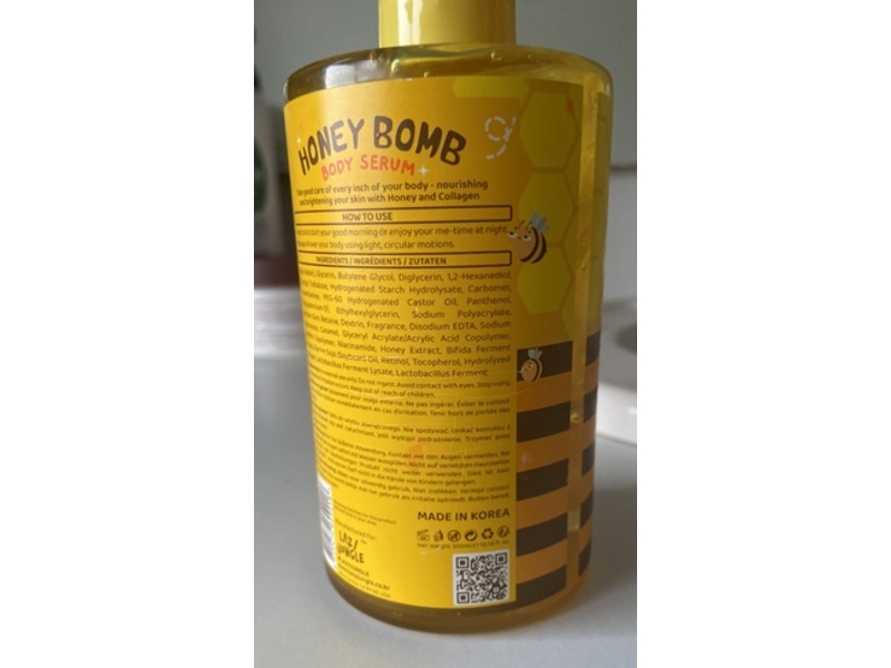 Lazy Jungle Honey Bomb Body Serum, 10.14 fl oz/300 mL