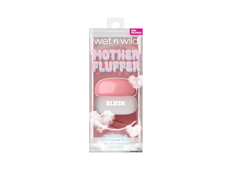 Wet N Wild Mother Fluffer Cloud Blush, Rose The Roof, 0.16 oz/4.6 g