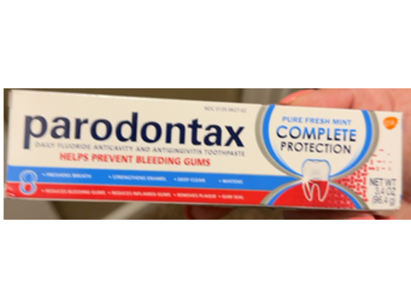 Parodontax Complete Protection Toothpaste, Pure Fresh Mint, 3.4 oz/96.4 g, Pack Of 3