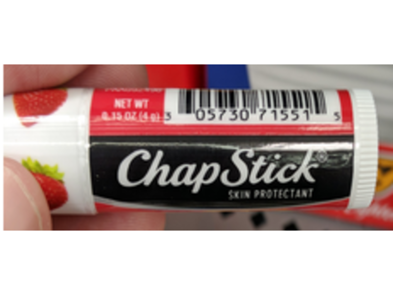 Chapstick Lip Balm, Strawberry, 0.15 oz/4 g