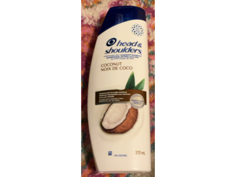 Head & Sholders Pyrithione Zinc Dandruff Shampoo, Coconut, 370 mL