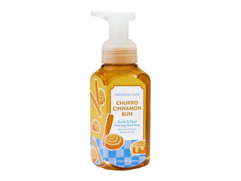 Bath & Body Works Gentle & Clean Foaming Hand Soap, Churro Cinnamon Bun, 8.75 fl oz/259 mL