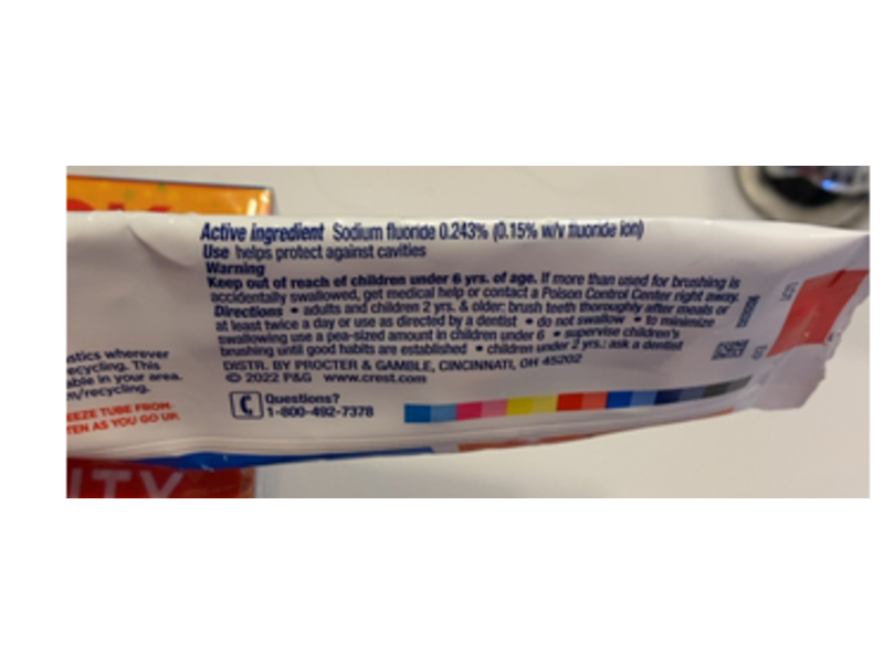 Crest Kid's Cavity Protection Fluoride Anticavity Toothpaste, Sparkle Fun, 4.6 oz/130 g, Pack Of 3