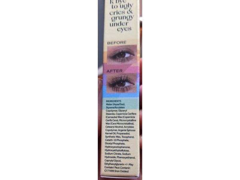 Caliray Come Hell Or High Water Clean Mascara, 0.18 fl oz/5.5 mL