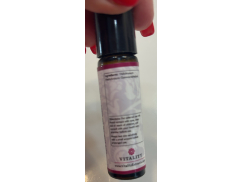 Vitality Extracts Pure Essential Oil Blend, Helichrysum,10 mL