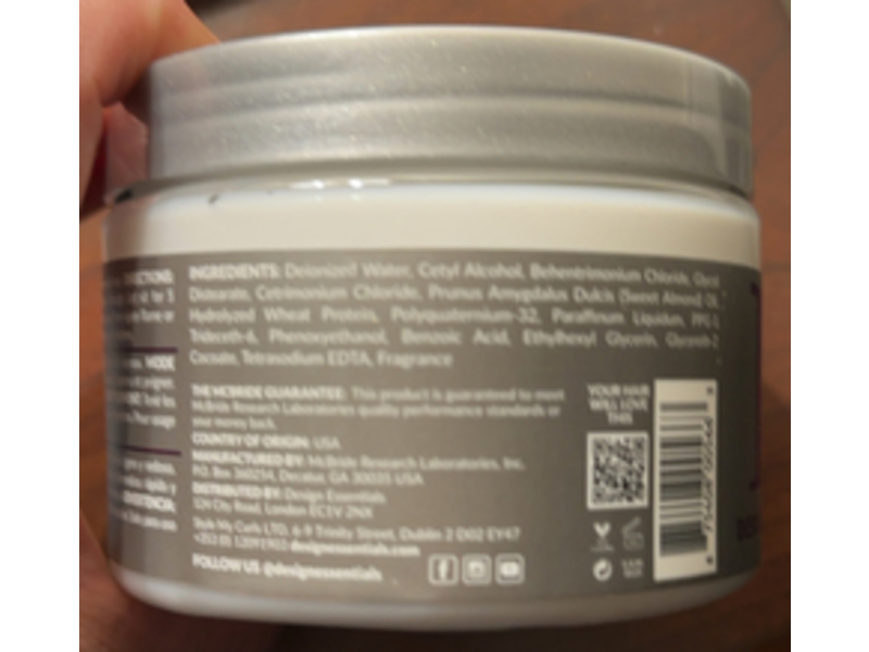 Design Essentials Instant Moisturizing Conditioner, Almond Butter, 11 oz/298 g