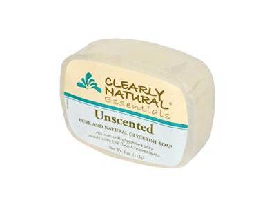 Clearly Natural Glycerin Soap, Unscented, 4 oz