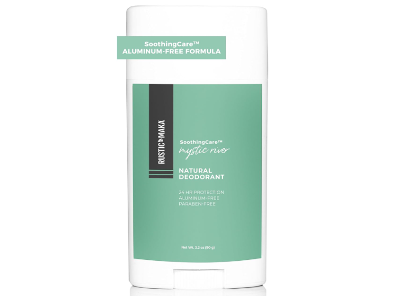 Rustic Maka Soothing Care Natural Deodorant, Mystic River, 3.2 oz/90 g