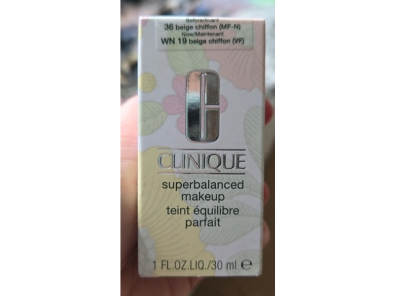 Clinique Superbalanced Makeup, WN 19 Beige Chiffon, 1 fl oz/30 mL