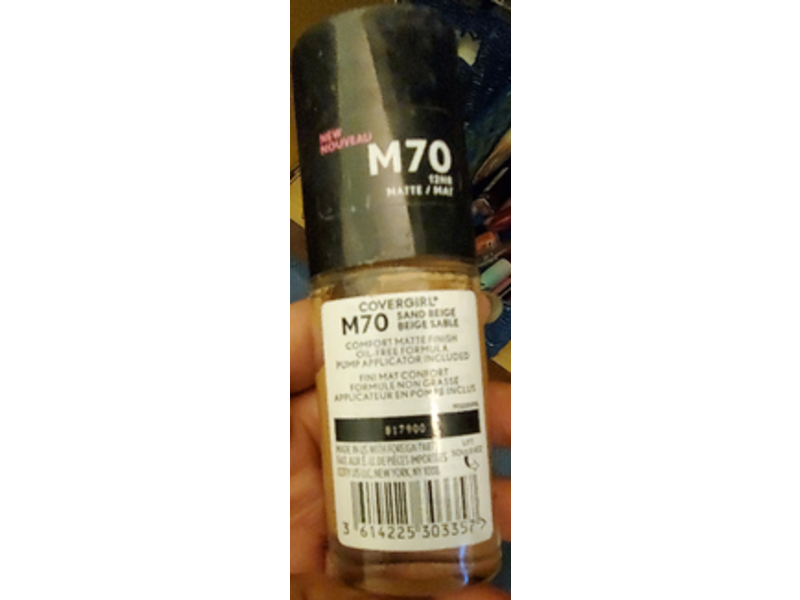 Covergirl Trublend Matte Made Liquid Foundation, M70 Sand Beige, 1 fl oz/30 mL