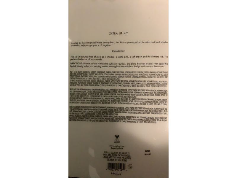 e.l.f Cosmetics Jen Atkin Xxtra Lip Kit, 0.007 oz/0.2 g