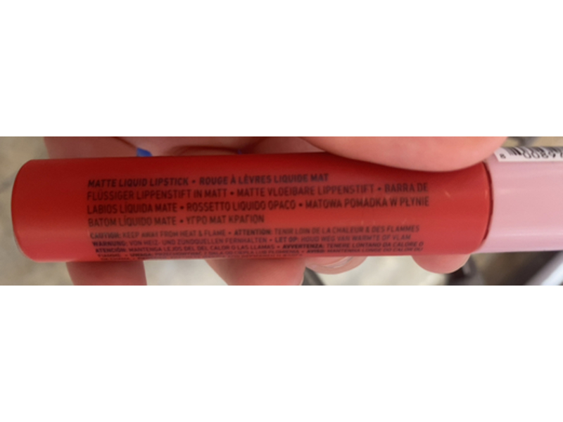 Nyx Lip Lingerie Xxl Liquid Lipstick , 27 On Fuego, 0.13 fl oz/4 mL