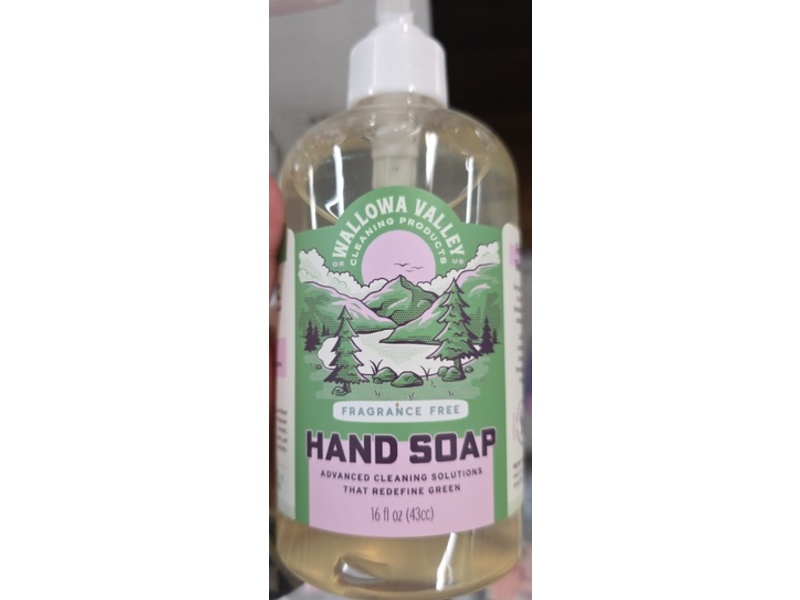 Wallowa Valley Hand Soap, Fragrance Free, 16 fl oz