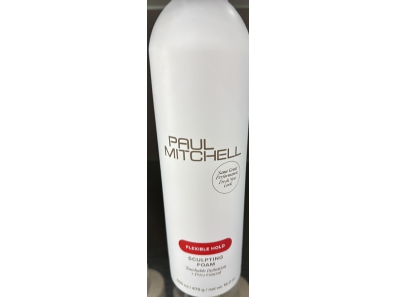 Paul Mitchell Flexible Hold Sculpting Foam, 16.9 fl oz/500 mL