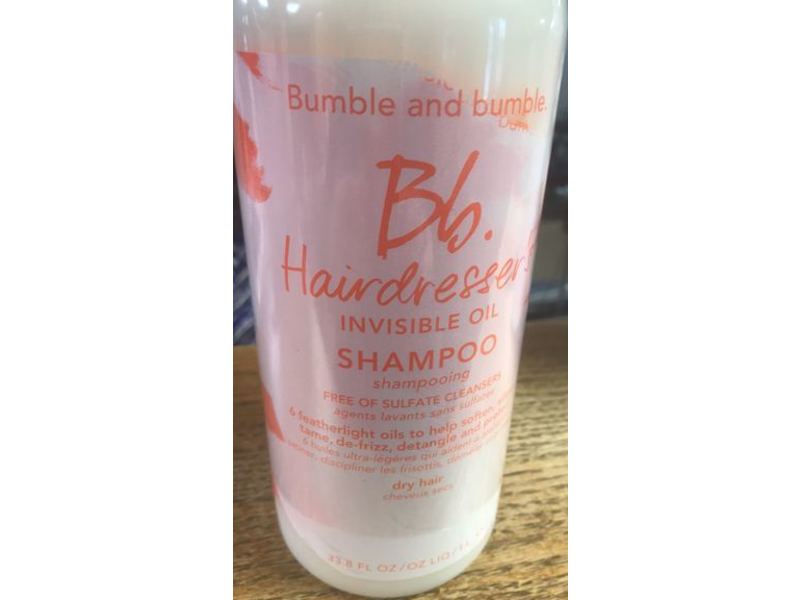 Bumble And Bumble Hairdresser's Shampoo, Invisible Oil, Dry Hair, 33.8 fl oz/1 L