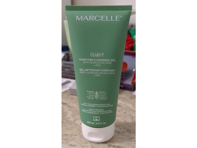 Marcelle Clari-T Purifying Cleansing Gel, 1% Salicylic Acid & PCA, 6.8 fl oz/200 mL