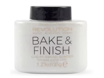 Revolution Makeup Bake & Finish Luxury Baking Powder, White, 1.23 oz/35 g